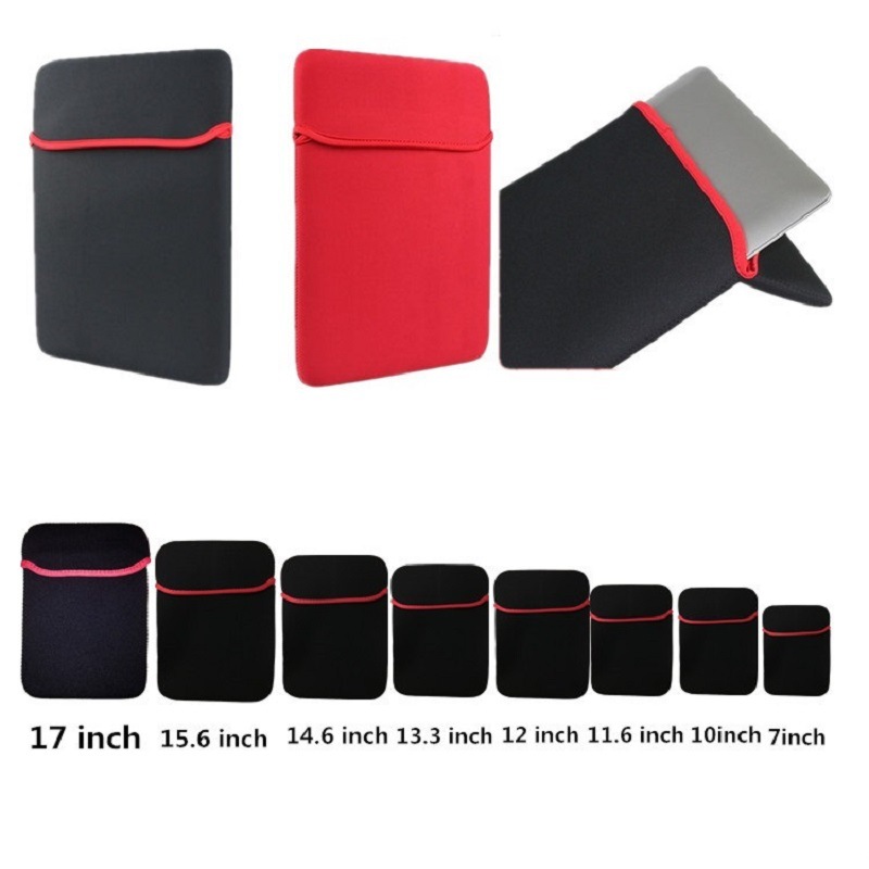 Simple tablet computer bag, water-resistant material neoprene 15.6 computer case, ipad protective case, notebook inner liner bag Specification drawing