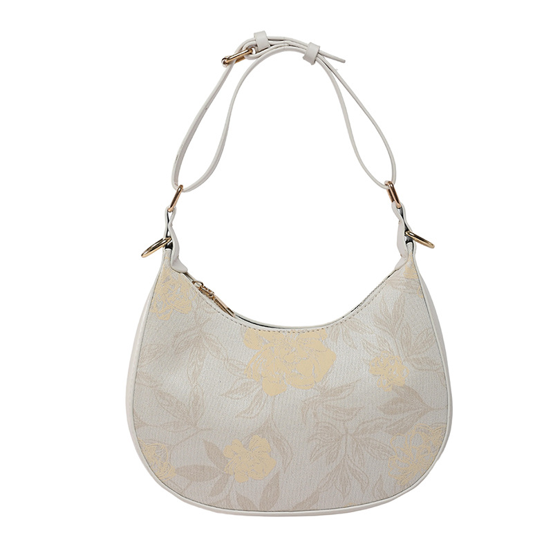 A new Chinese-style hand-held small bag for women in 2025, a trendy and fashionable crossbody bag, a niche commuting dumpling bag Item Picture