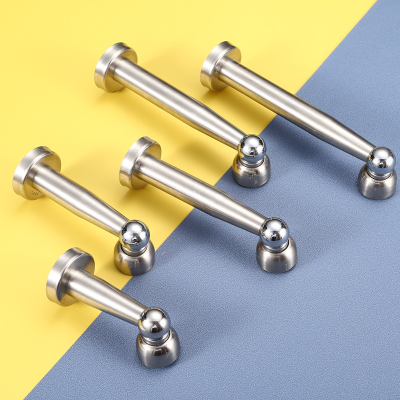 Thickened stainless steel, extended door stop, raised door bump door, bedroom door, wooden door, room door Application Scenario