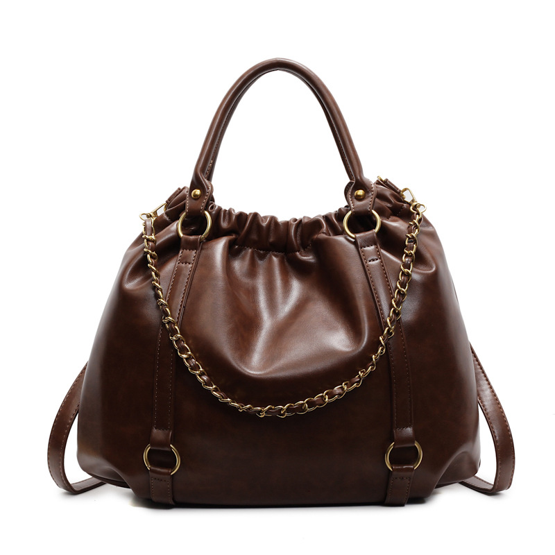 Fashionable crossbody small bag for women, 2024 new style single-shoulder underarm bag, casual bucket bag, travel and commuting backpack Item Picture