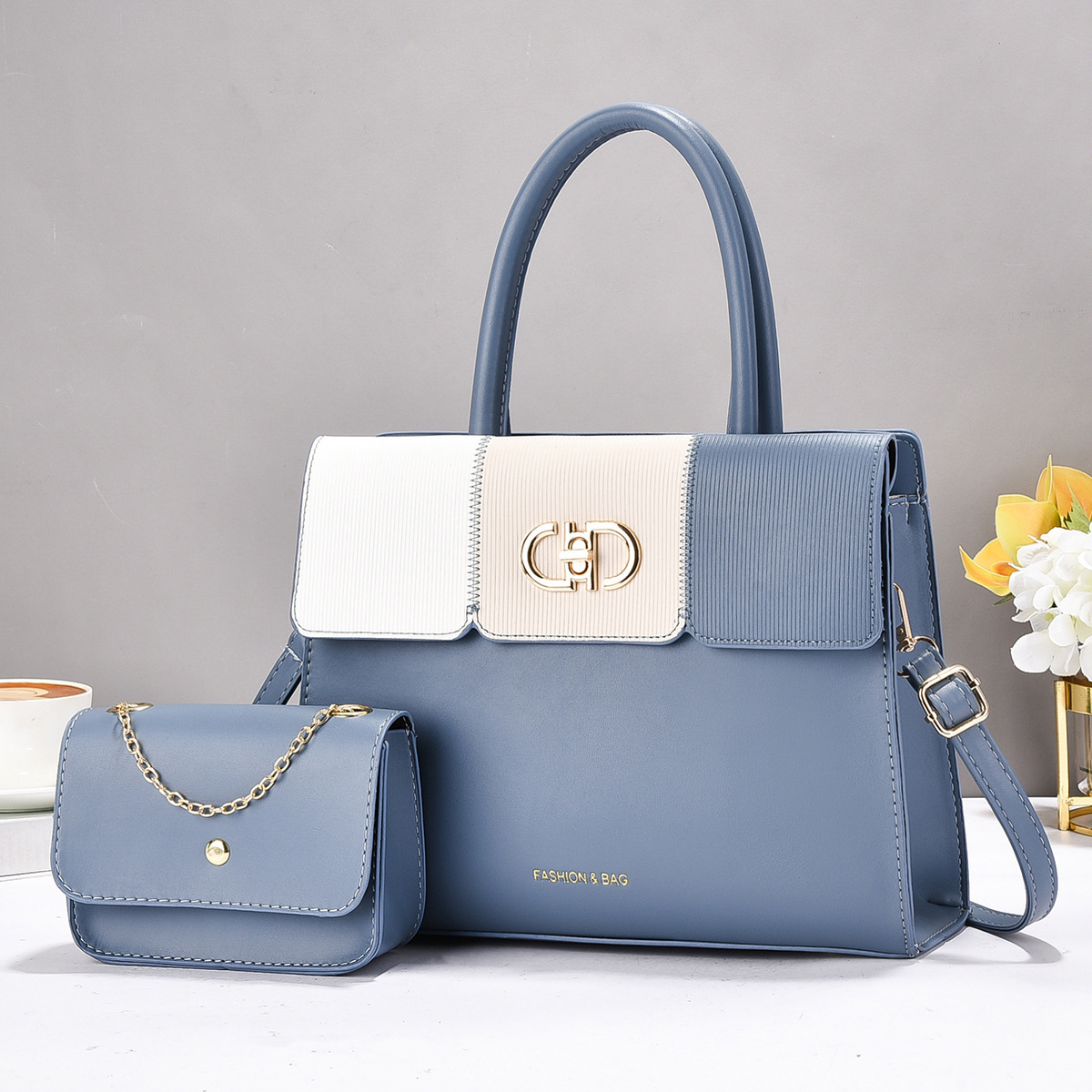 This large-capacity, fashionable and elegant single-shoulder crossbody women's bag is a new type of foreign trade women's bag. It is trendy, versatile and of high quality Specification drawing