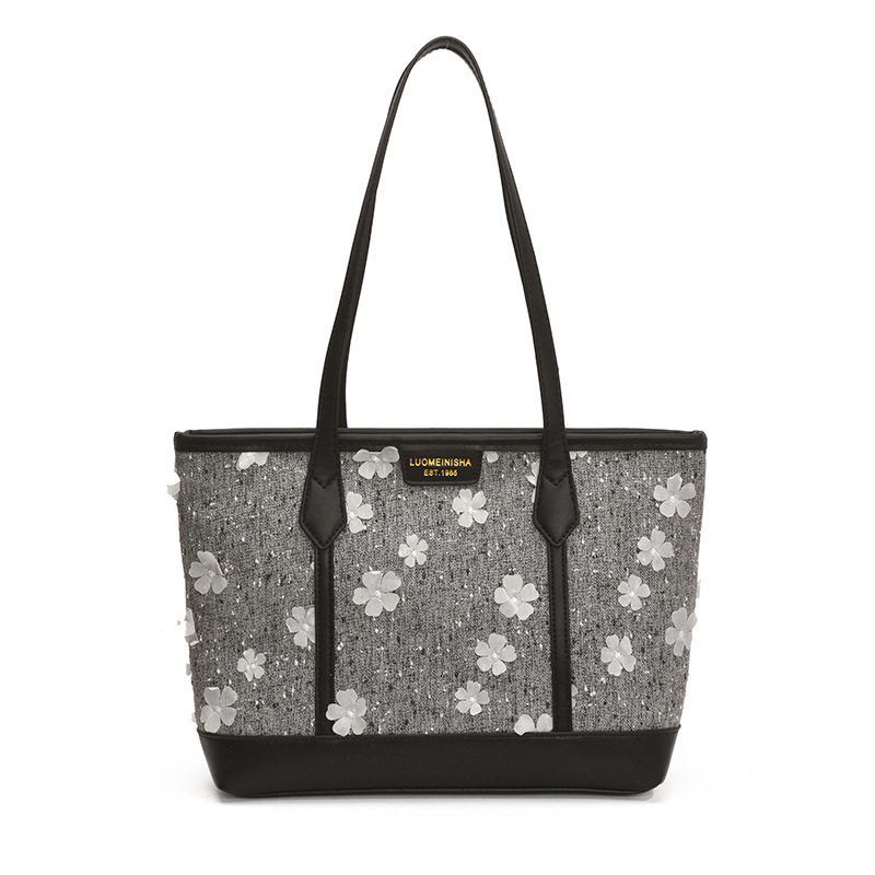 2025 New high-quality women's bag, fashionable tote bag, casual printed large-capacity underarm bag, sweet and versatile single-shoulder bag Item Picture