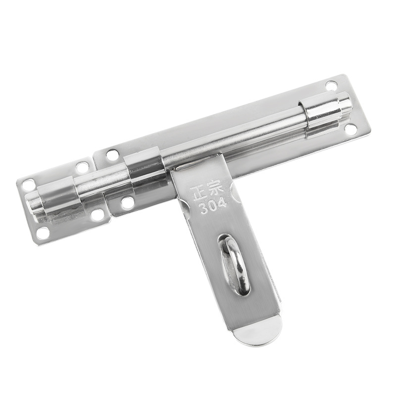 304 stainless steel pin, extended handle, thickened core, outdoor rainproof pasture gate bolt, 8 inches, 10 inches, 20 inches Item Picture