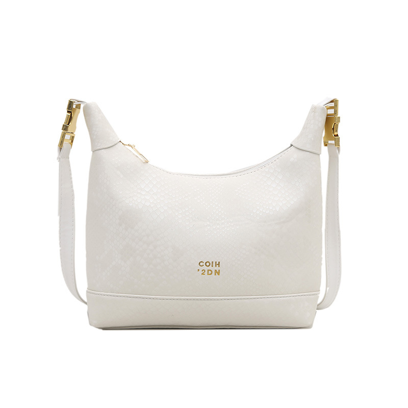 A niche hand-held crossbody small bag with a sense of high-end fashion, a new model of crossbody bag for women in 2025, a snake pattern single-shoulder women's bag Item Picture