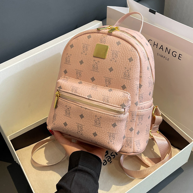 Simple and stylish backpack with large capacity for women, 2023 new Spring/Summer Korean style retro niche backpack, popular backpack full figure