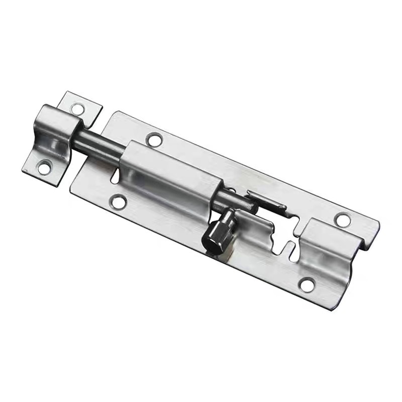 4-inch square latch, 5-inch hexagonal door latch, 6-inch welded latch, stainless steel 34-inch wide latch, wooden door 12-inch lock details Picture