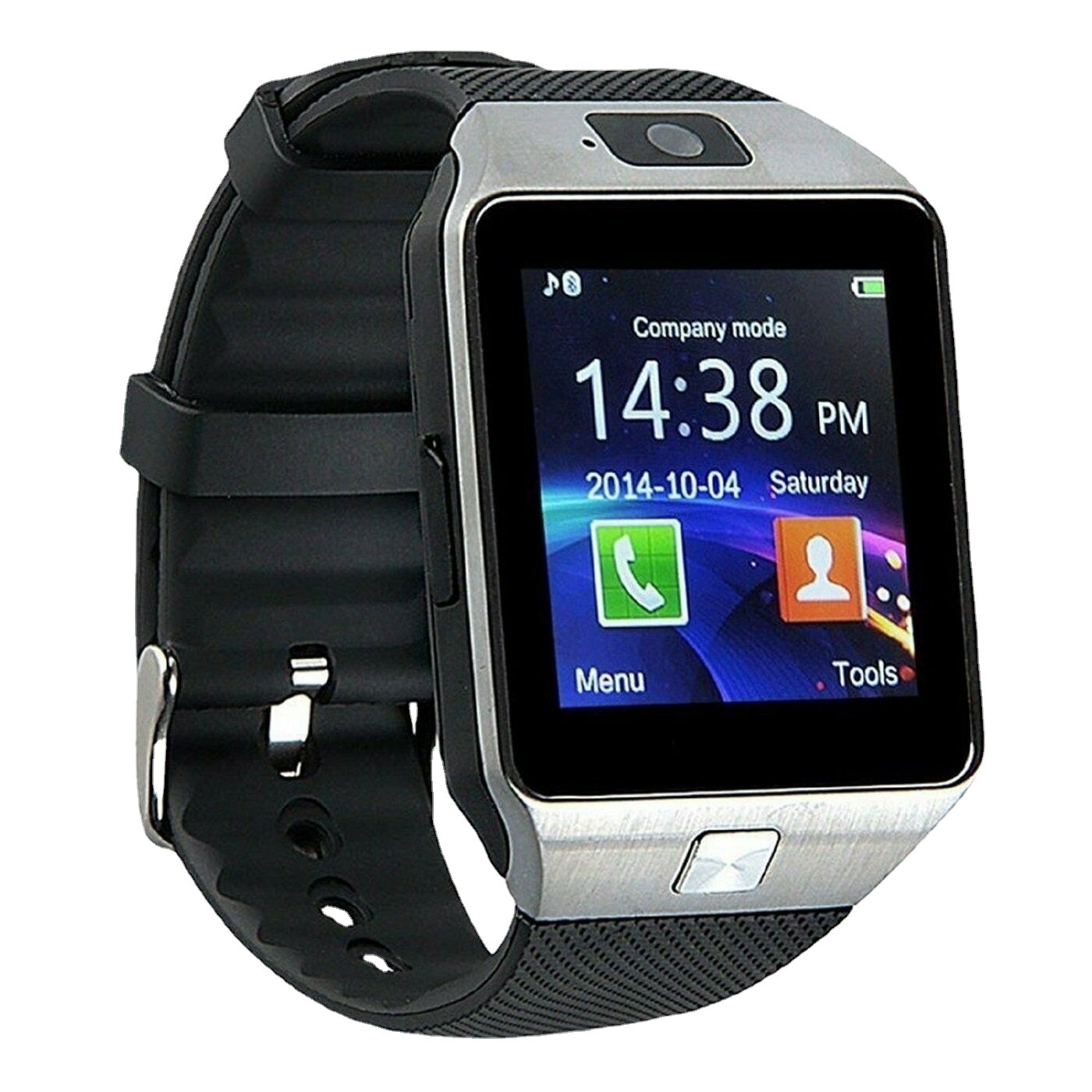 Factory direct sales DZ09 smartwatch 1.44 touch screen with cartoon card, watch for sports, heart rate, blood pressure and sleep Item Picture