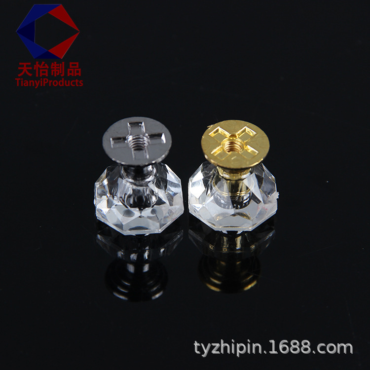 Transparent acrylic plastic single-hole crystal handle, acrylic handle, drawer, cabinet, storage box handle Application Scenario