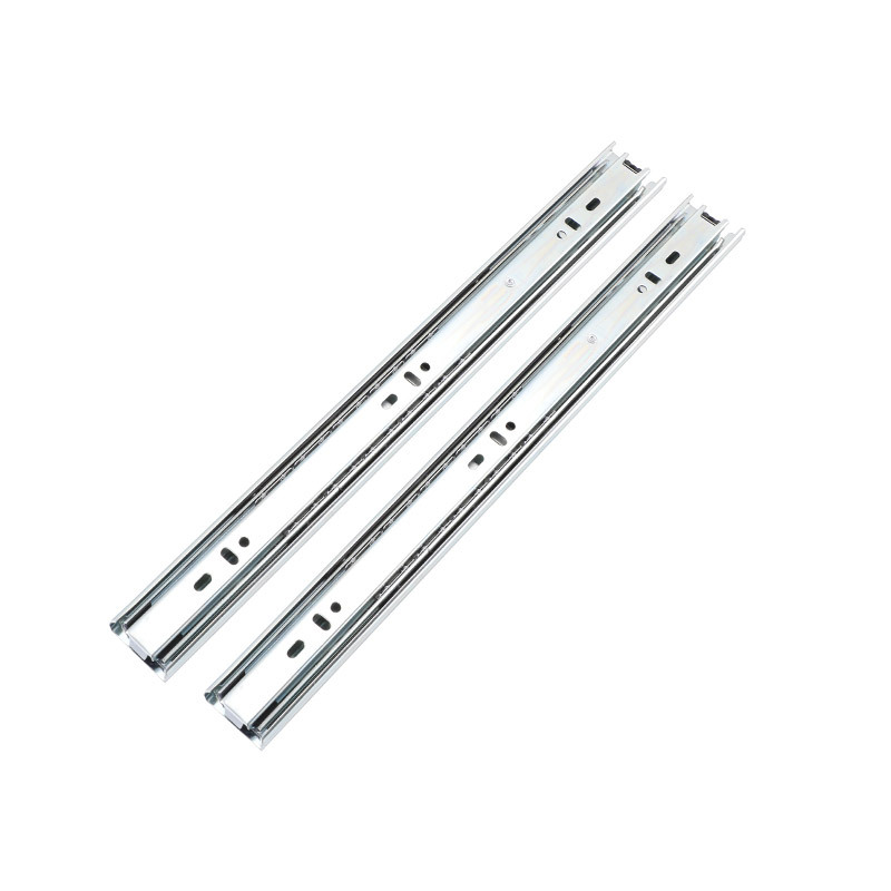 Factory wholesale drawer slide rails with damping hardware accessories, hardware furniture slide rails, three-section rails, cabinet rails Item Picture