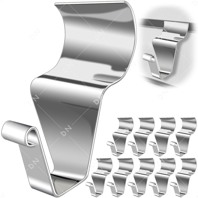 Vinyl suspension hook, vinyl board wall joint concealed wall panel creative hook, stainless steel wall panel joint hook details Picture