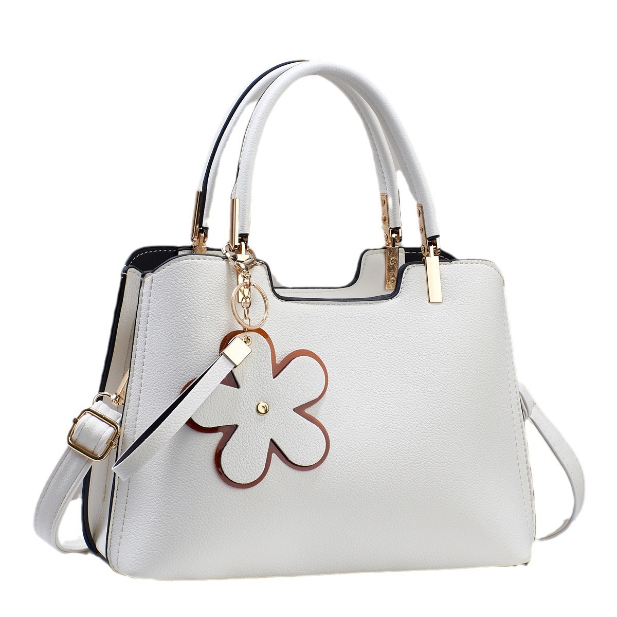A popular large-capacity hand-held shoulder crossbody bag for elegant ladies in foreign trade, a new and fashionable versatile bag in 2023 Item Picture
