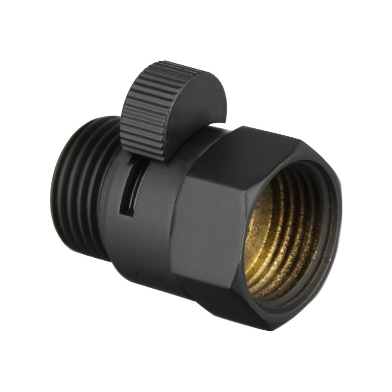 All-copper inner and outer wire 4-inch joint straight-through Angle valve, shower gun stop valve, large flow regulation control switch valve Item Picture