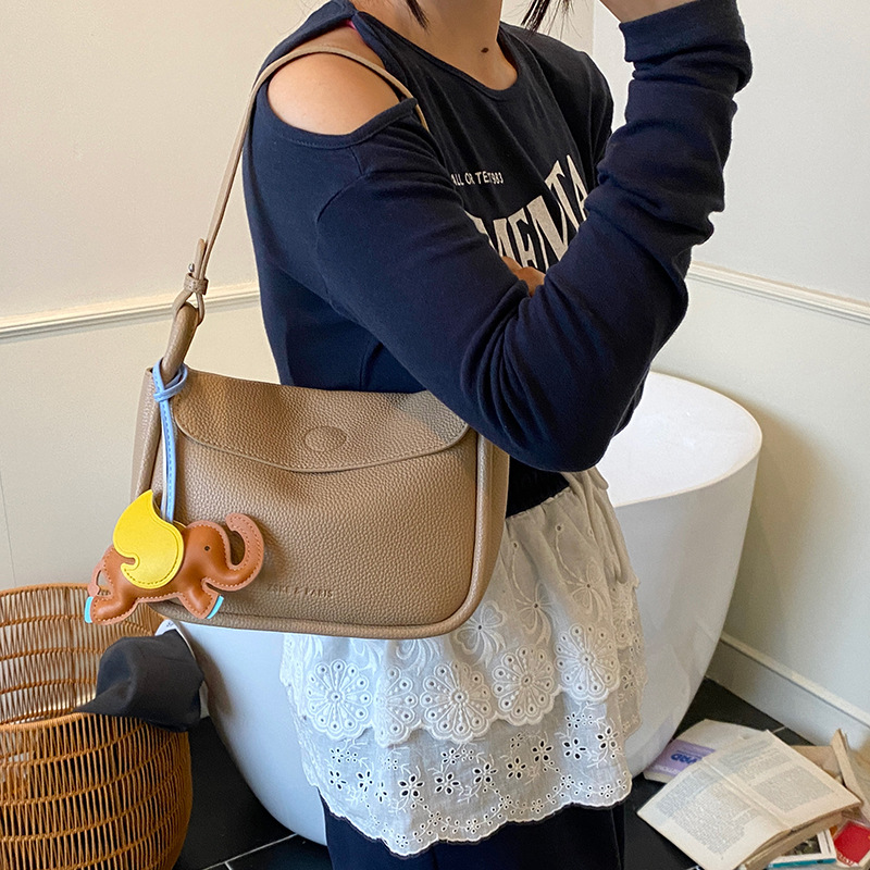 Cross-border casual, simple and high-quality hand-held small square bag for women 2025 new trendy, fashionable and niche design single-shoulder crossbody bag Specification drawing