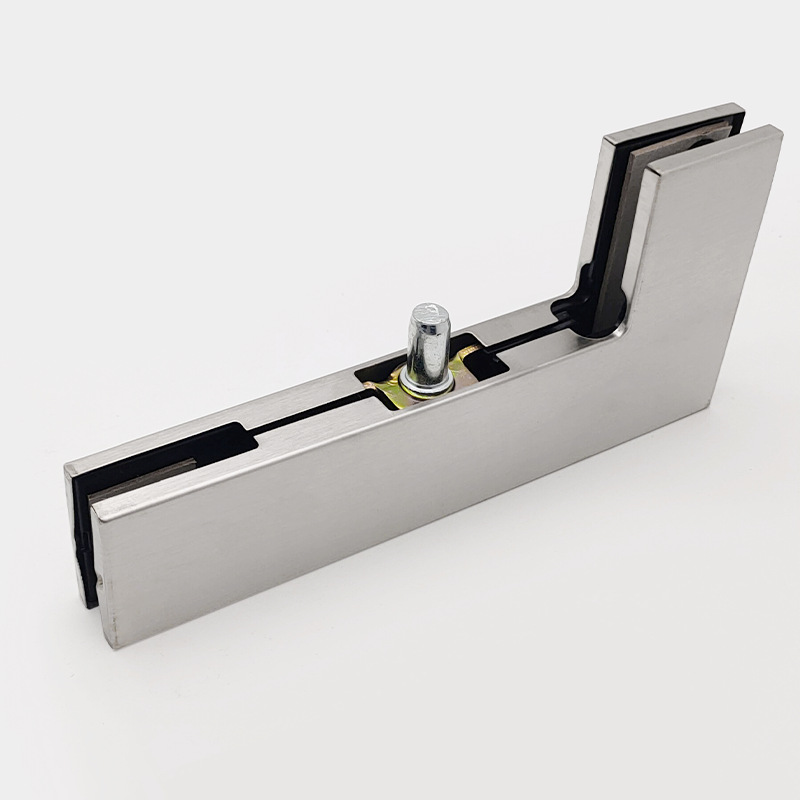 Glass door clamps, door clamps, lock clamps, stainless steel office doors, glass door clamps, top clamps, bottom clamps, curved clamps, spring door clamps Application Scenario