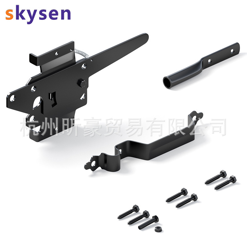 American garden fence, guardrail, door latch, fence latch, guardrail, door lock, self-locking, locking, cross-border supply full figure