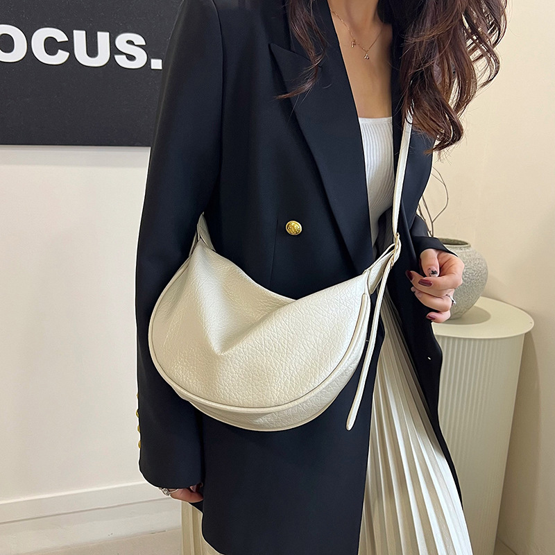 High-end women's large-capacity 2024 new trendy and fashionable women's single-shoulder crossbody bag, autumn and winter quality commuting bag details Picture