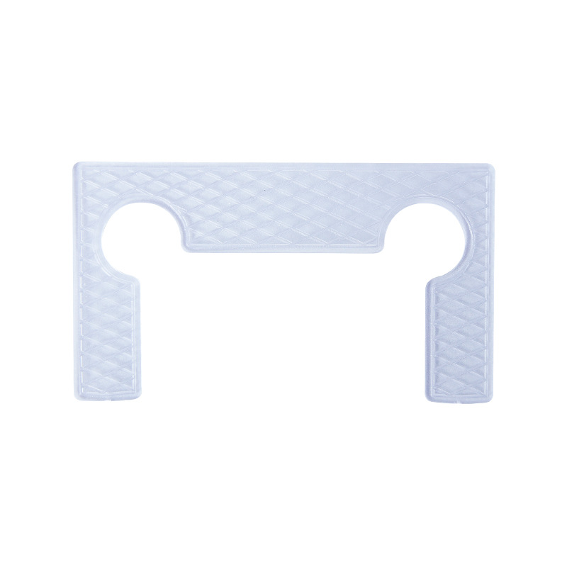 ✅ bathroom gasket glass door plastic shower room transparent hexagonal screw hinge guard plate hinge glass laminated Item Picture