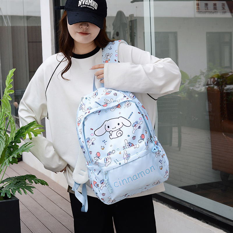 Wholesale of Sanrio and Yuguigou high-quality fabric backpacks for cross-border foreign trade export, student schoolbags and primary school backpacks details Picture