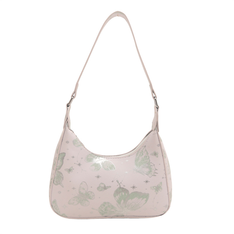 Cross-border large-capacity butterfly underarm bag for women, 2024 new style, Chinese-style texture single-shoulder bag, stylish and versatile crossbody bag Item Picture
