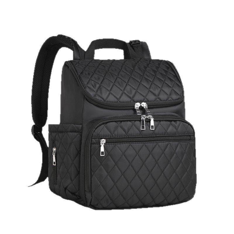 New cross-border fashionable backpacks with large capacity, convenient hand-carry, casual ladies, trendy mommy bags, wholesale baby bags Item Picture