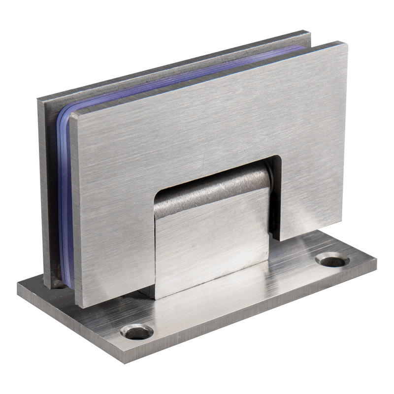 Stainless steel hinge bathroom clamps, 90-degree double opening hinges, hotel shower room accessories, glass clamps, direct supply from hardware manufacturers Item Picture