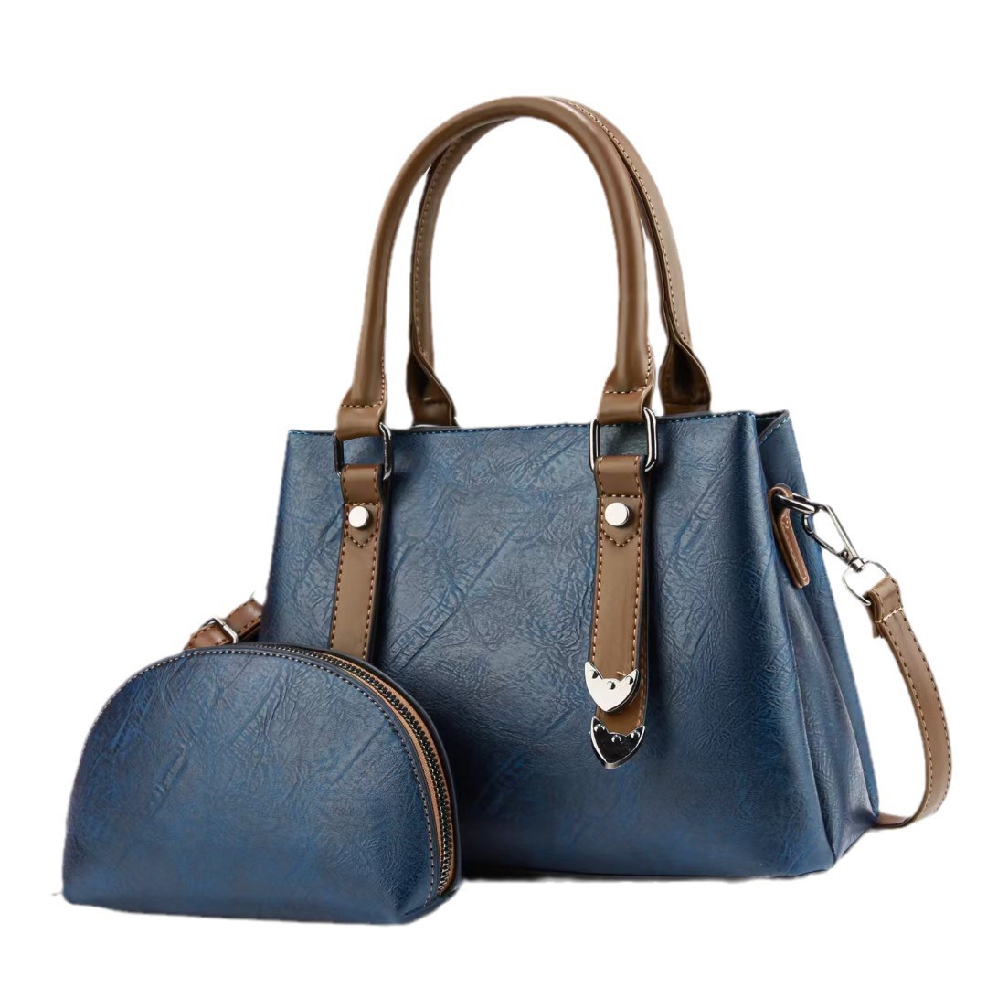 Cross-border foreign trade women's bags, trendy and fashionable 2024 new crossbody bag, women's single-shoulder handbag, simple middle-aged mom bag Item Picture