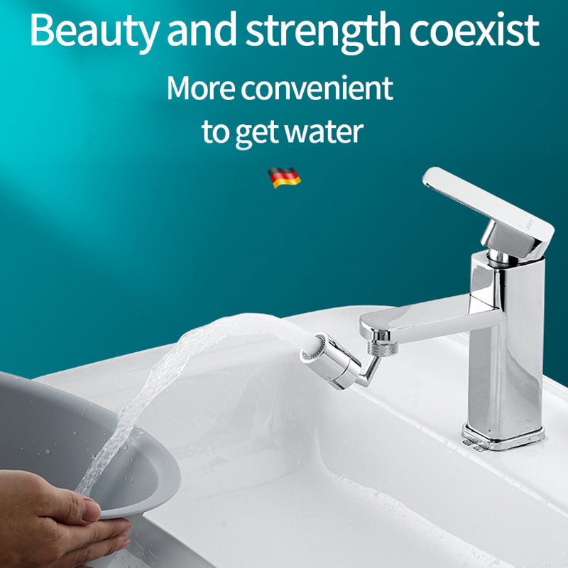 720-degree universal rotating splash-proof head, Amazon-exclusive showerhead, dual water outlet filter aerator, faucet details Picture