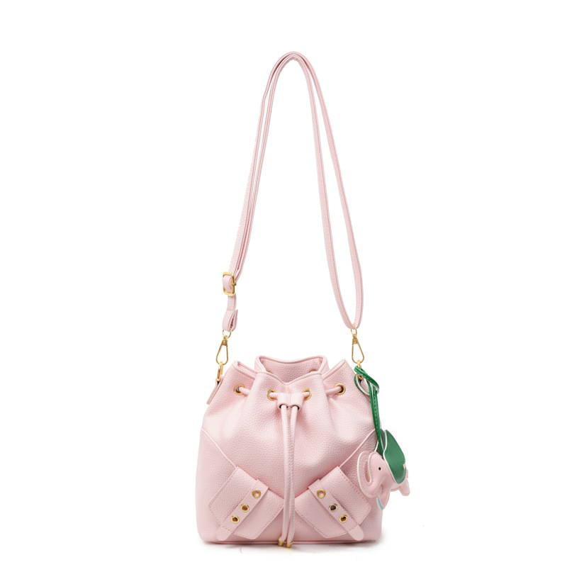 Spring and summer fashionable and high-end small bag for women, 2025 new trendy Korean style bucket bag, versatile single-shoulder crossbody bag Item Picture