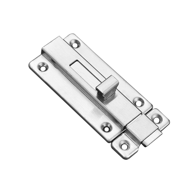 Factory wholesale stainless steel latch door bolts, wooden doors, bathroom doors, exposed latch door latches, double-ended, square, left and right latches Item Picture