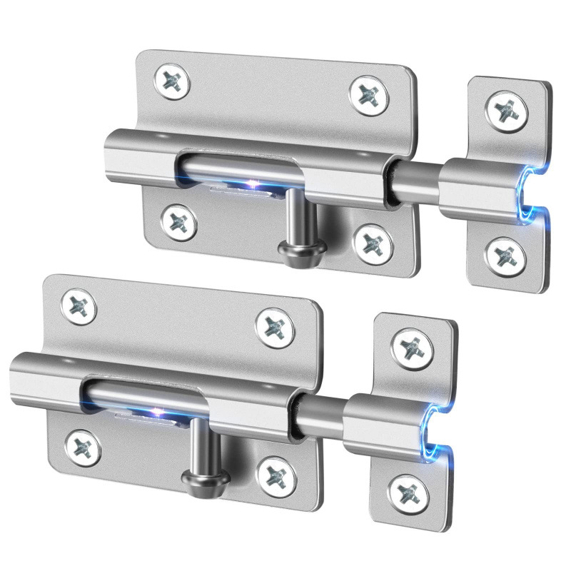 Cross-border Chinese latch 2-inch, 3-inch, 4-inch, 6-inch, 8-inch 304 stainless steel door bolt anti-theft thickened solid exposed latch Item Picture