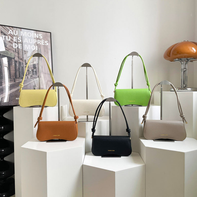 Popular solid-color underarm bags for women, fashionable, simple and elegant single-shoulder bags, cross-border cheap small bags, single-shoulder bags Application Scenario