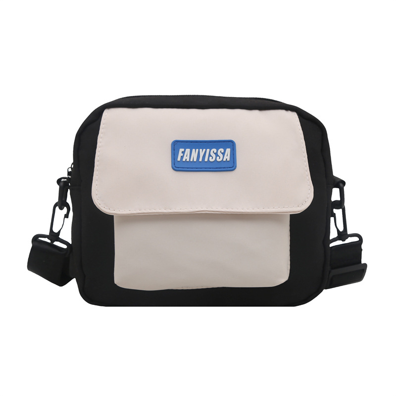 Simple and versatile solid-color small square bag, ins Korean-style casual student, Japanese-style trendy single-shoulder crossbody bag Item Picture