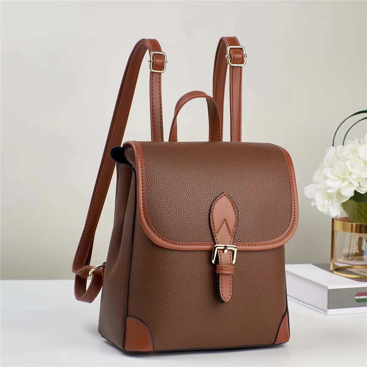 New ladies' handbags, bags, fashionable backpacks, backpacks, universal quality backpacks for travel, cross-border shipping bags details Picture
