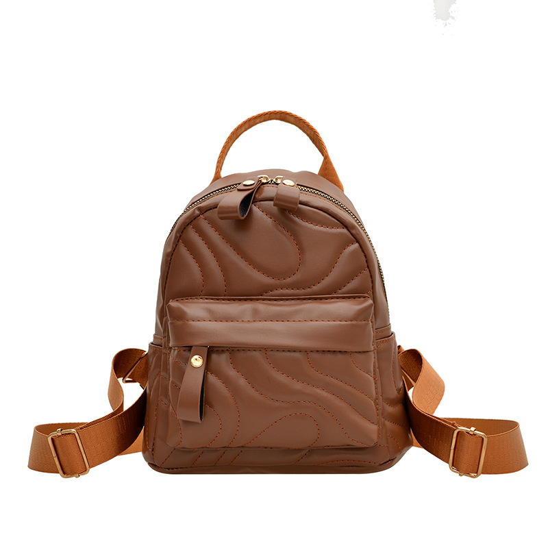 Korean style mini backpack 2024 Autumn and winter new fashion travel single-shoulder bag, casual and versatile women's bag Item Picture