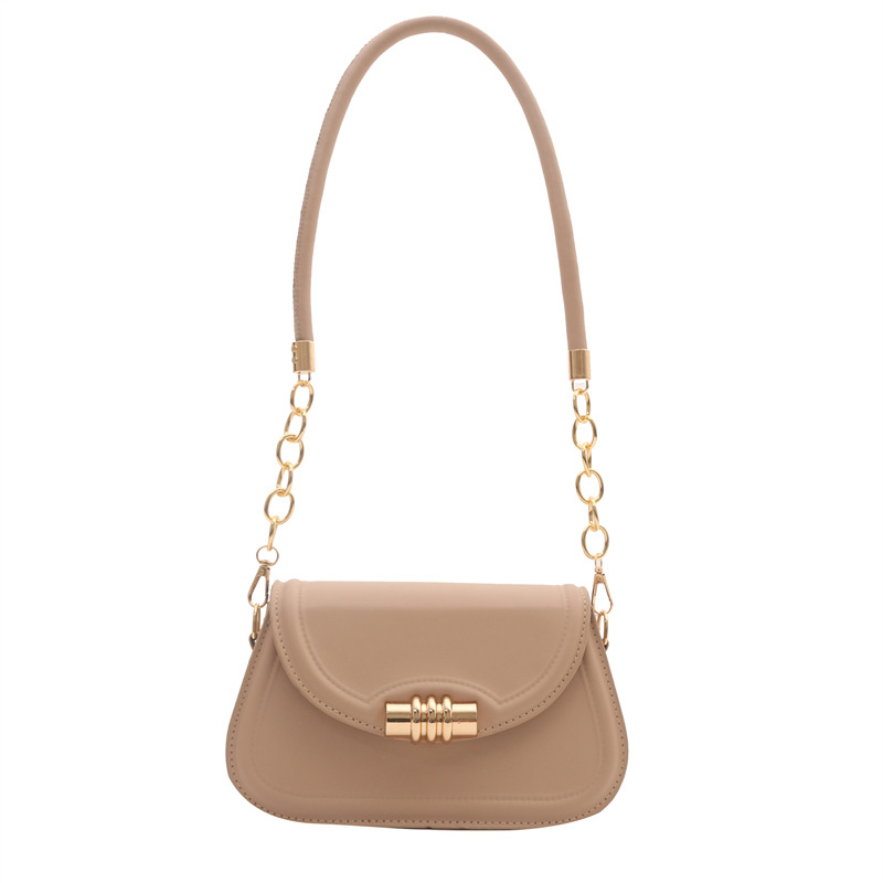 French-style underarm bag, fashionable ins retro saddle bag, 2024 new model of Maillard versatile crossbody bag Item Picture