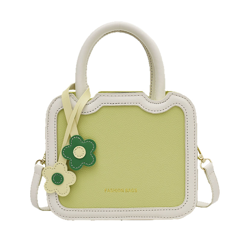 High-end quality small square bag 2025 new style popular handbag, versatile crossbody bag, niche color-blocking single-shoulder bag for women Item Picture