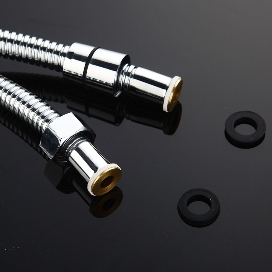 Belod explosion-proof showerhead hose, bathroom water pipe, shower pipe, nozzle, water heater pipe, bathroom portable showerhead pipe details Picture