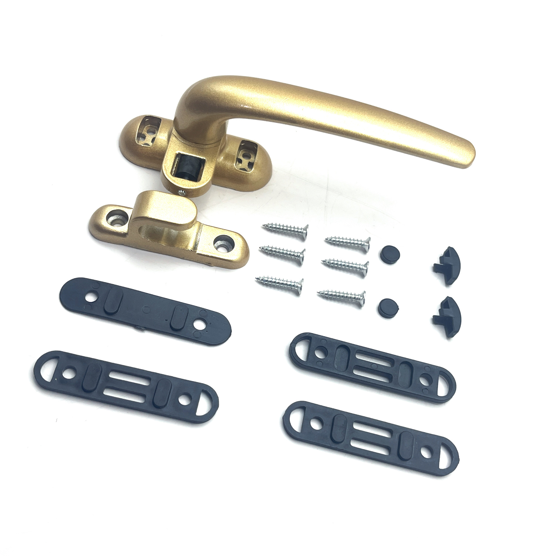 Roller handle, seven-shaped aluminum alloy door and window handle, sliding window handle, door and window hardware, outward-opening lock Specification drawing