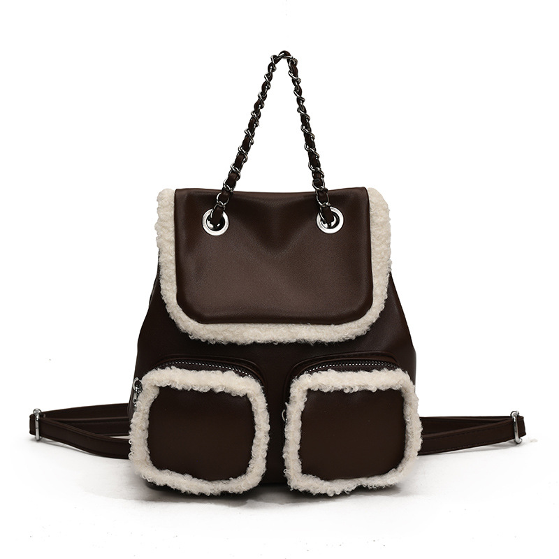 Retro and stylish backpack for women, 2024 new multi-pocket casual student bag, high-end and versatile women's bag Item Picture