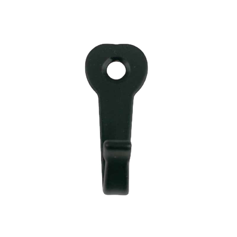 Yunchang 40*16MM heart-shaped hook, black single hook, door rear hook, thick hook, small coat hook, white coat hook wholesale Item Picture
