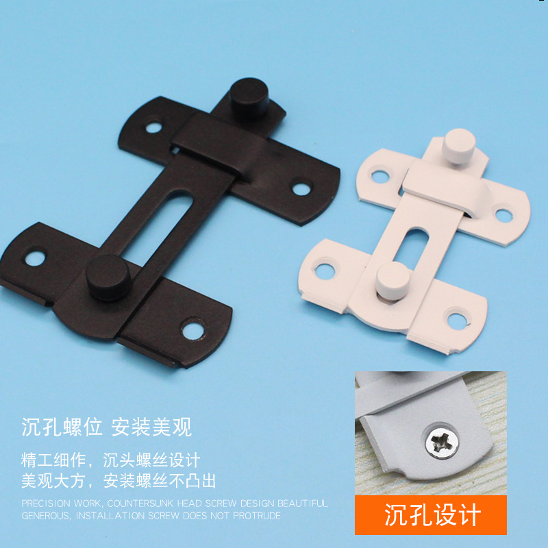 Thickened stainless steel red antique copper door latch, door bolt, pet cage lock, latch, safety bolt, sliding door latch, door lock Application Scenario