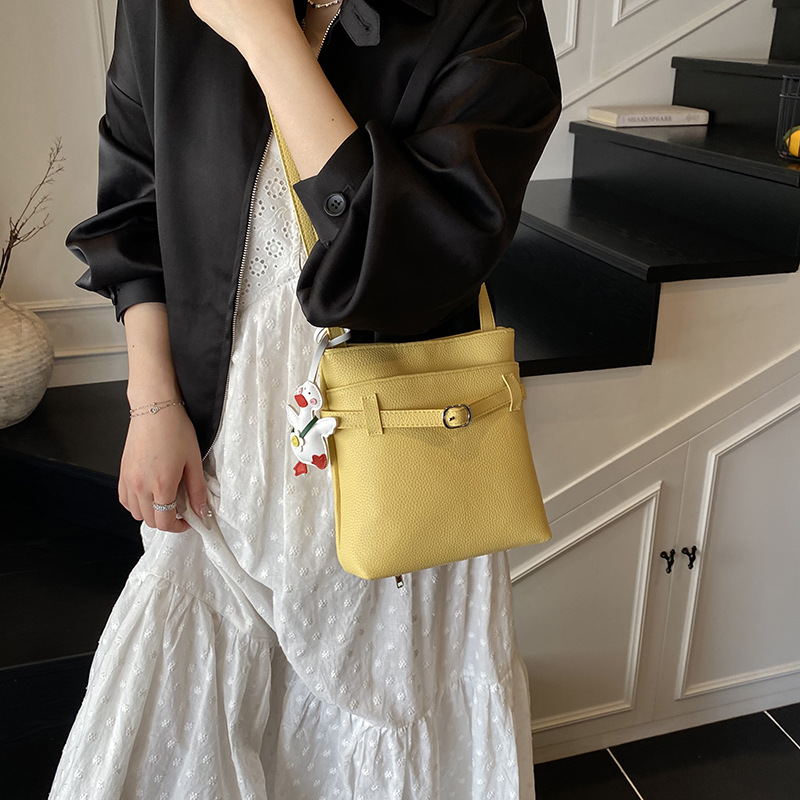 A high-end, stylish, and stylish small square bag with lychee pattern for women, a new 2025 fashion trend, versatile and simple single-shoulder crossbody bag Application Scenario