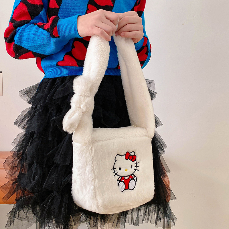 New cartoon large-capacity single-shoulder bag, Japanese ins ugly fish Hanton handbag, loose change cosmetic bag factory direct sales details Picture