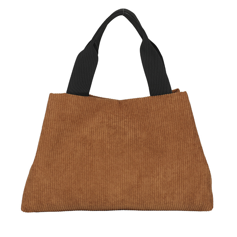 The 2024 new tote bag for women is a simple single-shoulder handbag with a large bucket capacity. It is a gentle and trendy bag for Japanese women Item Picture
