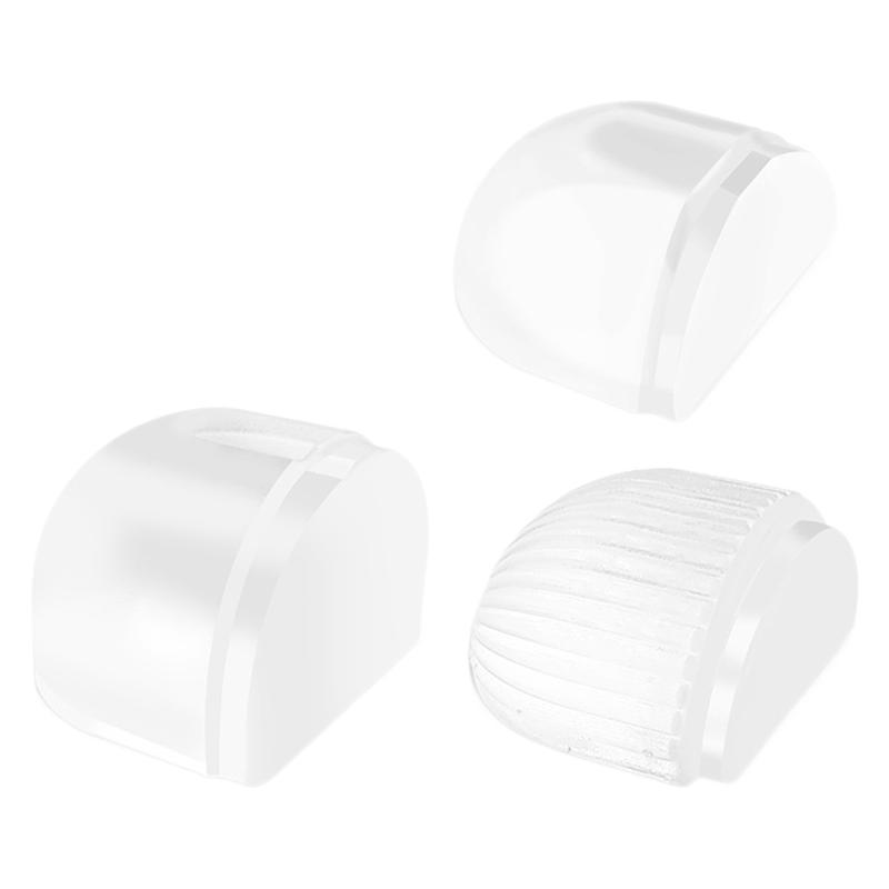 Cross-border bestseller, no need for drilling, flat head, transparent bottom, adhesive door stop, door collision, silicone silent door stop, anti-collision Item Picture