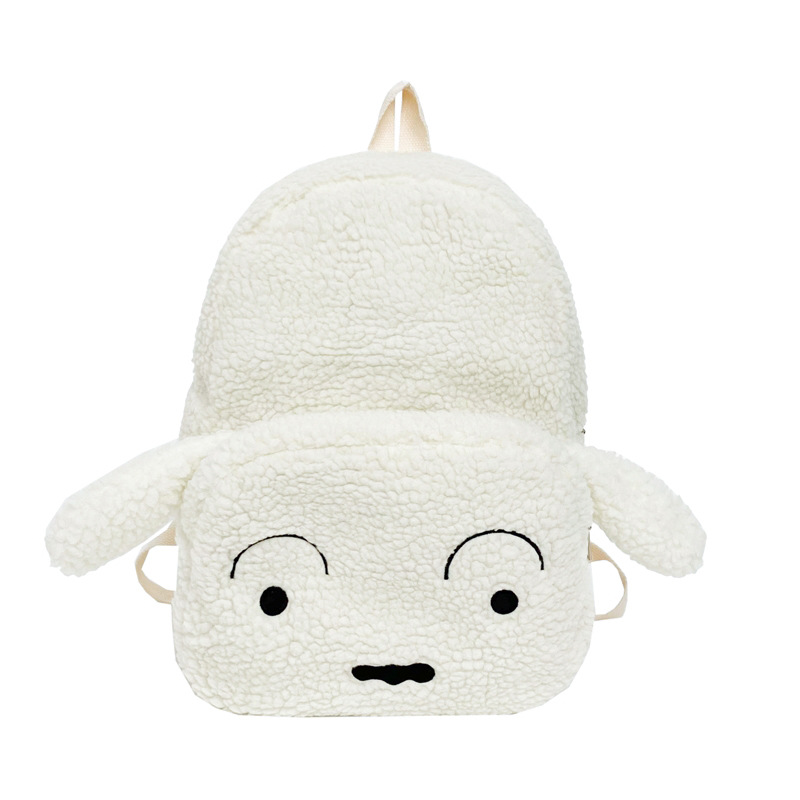Cartoon Shin-chan's large-capacity backpack is cute and ugly. It's a funny and versatile backpack for college students' classes. Wholesale version Item Picture