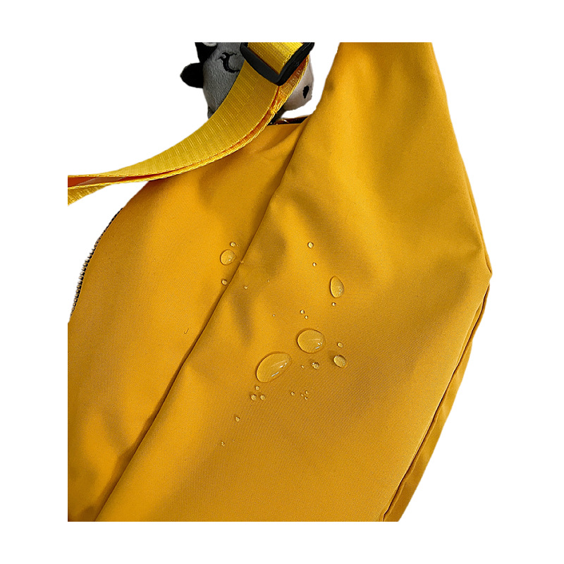 A versatile Korean crossbody bag for ladies, a close-fitting sports waist bag for outdoor running, and a trendy and casual nylon waist bag for students Item Picture