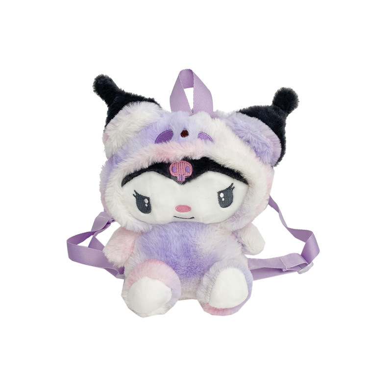 New tie-dyed Sanrio figurine backpack 2023 Autumn/Winter children's bag, girl's claw machine figurine, export bag Item Picture