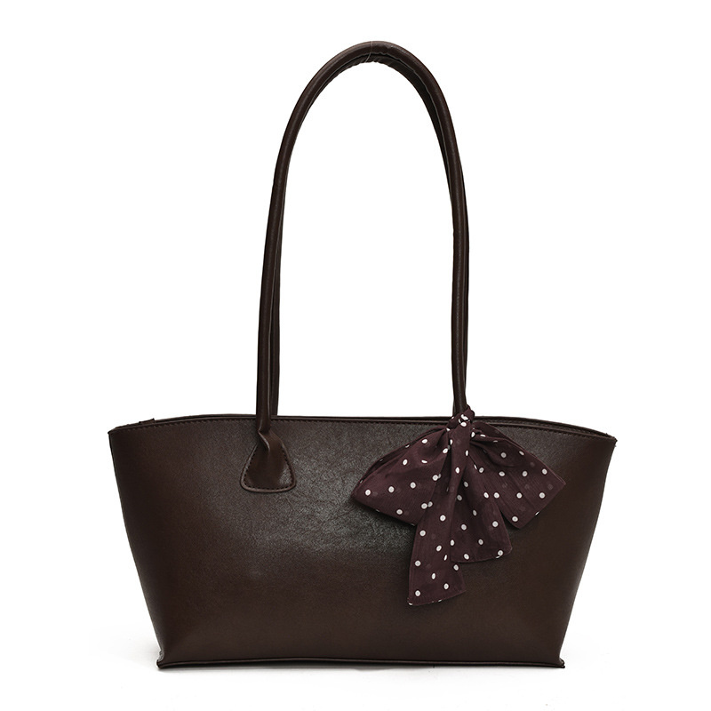 High-end retro texture, simple underarm bag, large-capacity women's 2024 new style, trendy, fashionable and versatile single-shoulder bag Item Picture