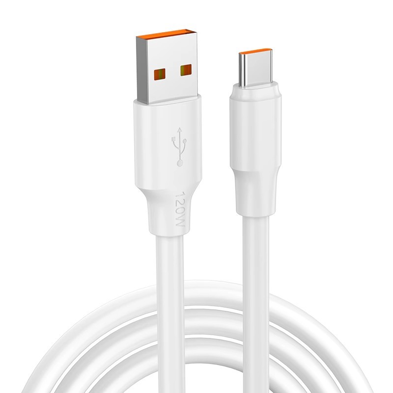 The thickened 120W Super Flash charge cable is suitable for Apple, Huawei and Xiaomi Type-C Python Flash Charge Dragon Wire Item Picture